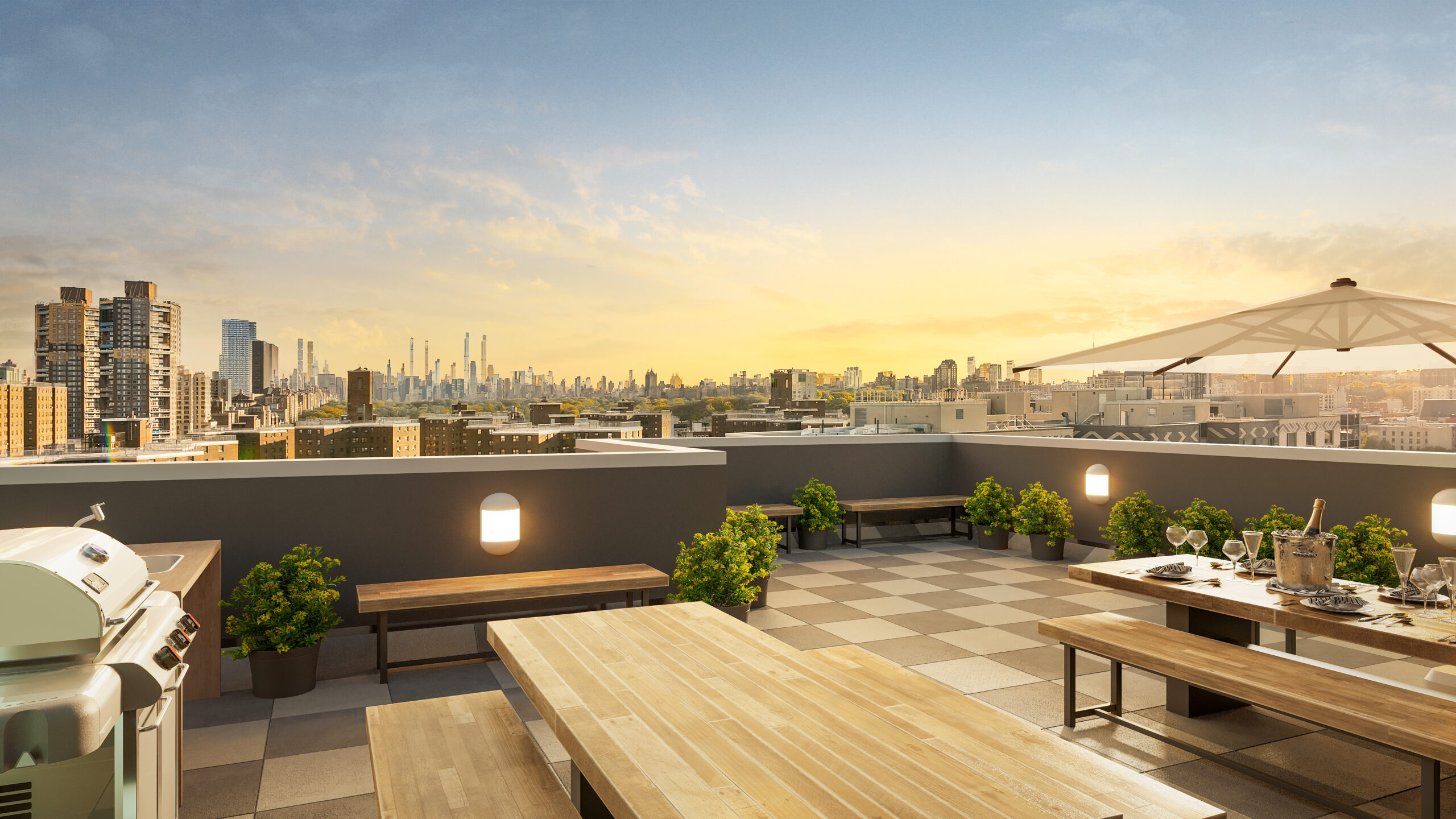 Harlem patagonia residences rooftop